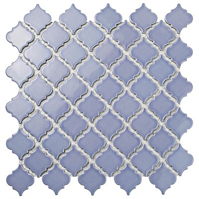 Hudson Tangier Lavender 12-3/8" x 12-3/8" Porcelain Mosaic Tile -10 Sheets Per Case -11 Sq. Ft.