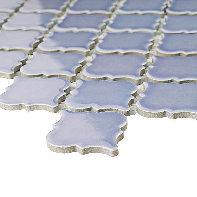 Hudson Tangier Lavender 12-3/8" x 12-3/8" Porcelain Mosaic Tile -10 Sheets Per Case -11 Sq. Ft.