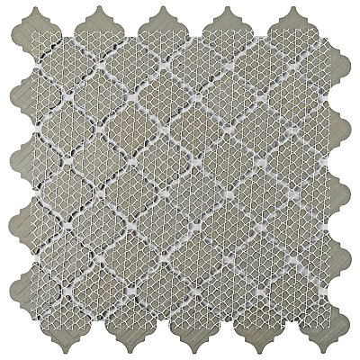 Hudson Tangier Lavender 12-3/8" x 12-3/8" Porcelain Mosaic Tile -10 Sheets Per Case -11 Sq. Ft.