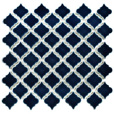 Hudson Tangier Noir 12-3/8" x 12-3/8" Porcelain Mosaic Tile -10 Sheets Per Case -11 Sq. Ft.