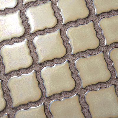 Hudson Tangier Caffe 12-3/8" x 12-3/8" Porcelain Mosaic Tile -10 Sheets Per Case -11 Sq. Ft.