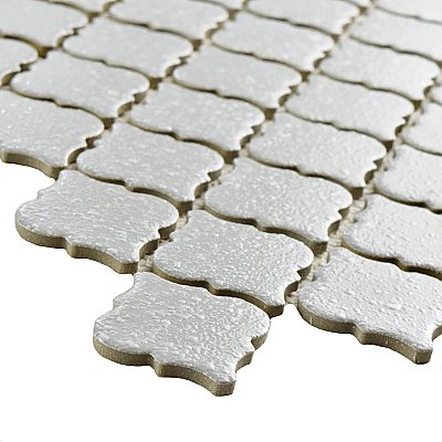 Hudson Tangier Crystalline Grey 12-3/8" x 12-3/8" Porcelain Mosaic Tile -10 Sheets Per Case -11 Sq. Ft.