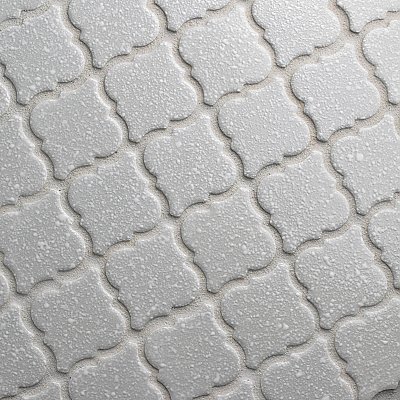 Hudson Tangier Crystalline Grey 12-3/8" x 12-3/8" Porcelain Mosaic Tile -10 Sheets Per Case -11 Sq. Ft.