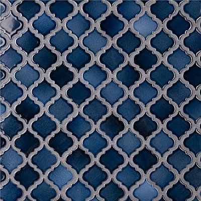 Hudson Tangier Midnight 12-3/8" x 12-3/8" Porcelain Mosaic Tile -10 Sheets Per Case -11 Sq. Ft.
