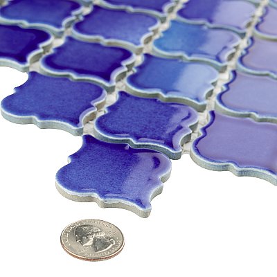 Hudson Tangier Niagara 12-3/8" x 12-3/8" Porcelain Mosaic Tile -10 Sheets Per Case -11 Sq. Ft.