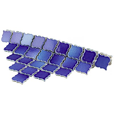 Hudson Tangier Niagara 12-3/8" x 12-3/8" Porcelain Mosaic Tile -10 Sheets Per Case -11 Sq. Ft.