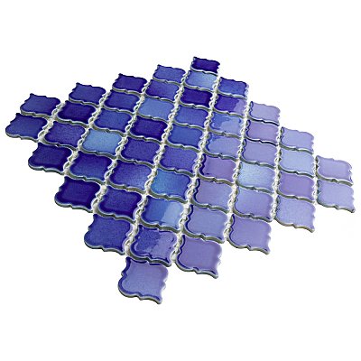 Hudson Tangier Niagara 12-3/8" x 12-3/8" Porcelain Mosaic Tile -10 Sheets Per Case -11 Sq. Ft.