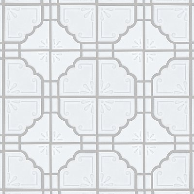 Moonbeam Glossy White 11-7/8" x 11-7/8" Porcelain Mosaic Tile -10 Tiles Per Case -10.1 Sq. Ft.