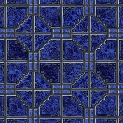 Moonbeam Blue Cloud 11-7/8" x 11-7/8" Porcelain Mosaic Tile -10 Tiles Per Case -10.1 Sq. Ft.