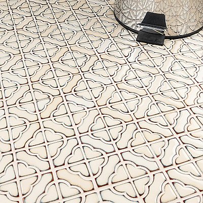 Tower Beige 12" x 12" Porcelain Mosaic Tile -10 Tiles Per Case -10.2 Sq. Ft.