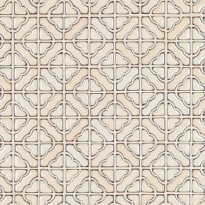 Tower Beige 12" x 12" Porcelain Mosaic Tile -10 Tiles Per Case -10.2 Sq. Ft.