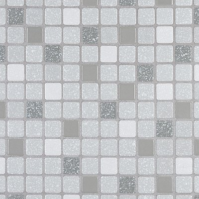 Crystalline Square Grey 12" x 12" Porcelain Mosaic Tile -10 Sheets Per Case -10.2 Sq. Ft.