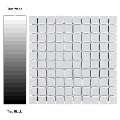 Crystalline Square White 12" x 12" Porcelain Mosaic Tile -10 Sheets Per Case -10.2 Sq. Ft.