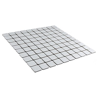 Crystalline Square White 12" x 12" Porcelain Mosaic Tile -10 Sheets Per Case -10.2 Sq. Ft.