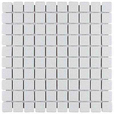 Crystalline Square White 12" x 12" Porcelain Mosaic Tile -10 Sheets Per Case -10.2 Sq. Ft.
