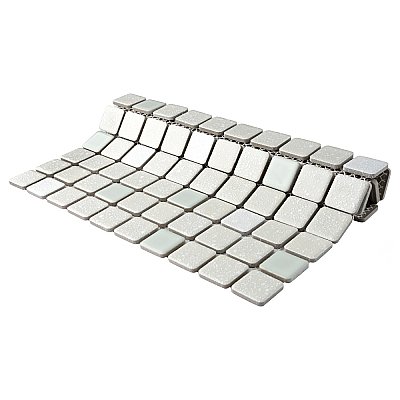 Crystalline Square Pistachio 12" x 12" Porcelain Mosaic Tile -10 Sheets Per Case -10.2 Sq. Ft.