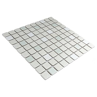 Crystalline Square Pistachio 12" x 12" Porcelain Mosaic Tile -10 Sheets Per Case -10.2 Sq. Ft.