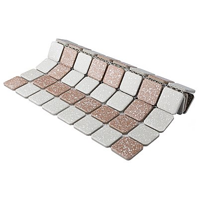 Crystalline Market Sq Beige 11-3/4" x 11-3/4" Porcelain Mosaic Tile - 10 Tiles Per Case - 9.8 Sq. Ft.