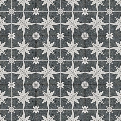 Compass Star Lava Stone 8" x 8" Porcelain Tile - Per Case of 25 Tile - 11.50 Sq. Ft. Per Case