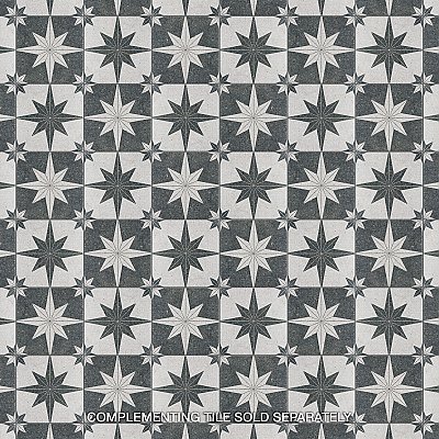 Compass Star Lava Stone 8" x 8" Porcelain Tile - Per Case of 25 Tile - 11.50 Sq. Ft. Per Case