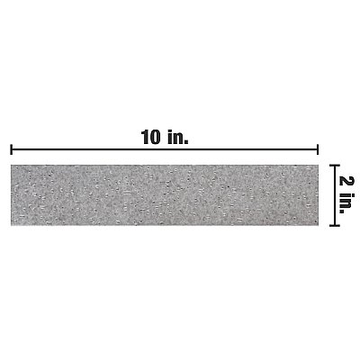 Muretto Grigio Glossy 2" x 10" Porcelain Floor & Wall Tile -69 Tiles Per Case - 10.35 Sq. Ft.