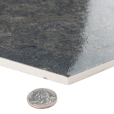 Capri Hex Nero 7" x 8" Porcelain Floor & Wall Tile -36 Tiles Per Case - 10.8 Sq. Ft.