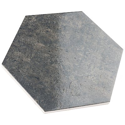 Capri Hex Nero 7" x 8" Porcelain Floor & Wall Tile -36 Tiles Per Case - 10.8 Sq. Ft.