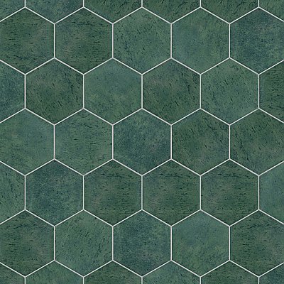 Capri Hex Oliva 7" x 8" Porcelain Floor & Wall Tile -36 Tiles Per Case - 10.8 Sq. Ft.