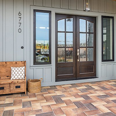 Tech Land Fire 8-3/4" x 13" Porcelain Floor & Wall Tile - 11 Tiles Per Case - 8.91 Sq. Ft.