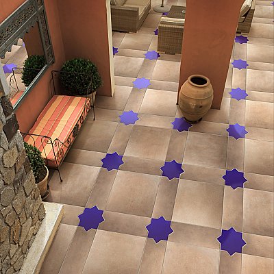 Argile Losanga Ferrara 7" x 17-5/8" Porcelain Floor and Wall Tile - 1 Tiles Per Case - 0.86 Square Feet