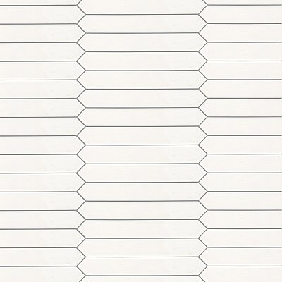 Argile Arrow Bianco 2-7/8" x 20-3/8" Porcelain Floor and Wall Tile - 1 Tiles Per Case - 0.41 Square Feet