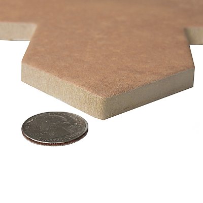 Argile Cross Cotto 7" x 7" Porcelain Floor and Wall Tile - 1 Tiles Per Case - 0.3 Square Feet
