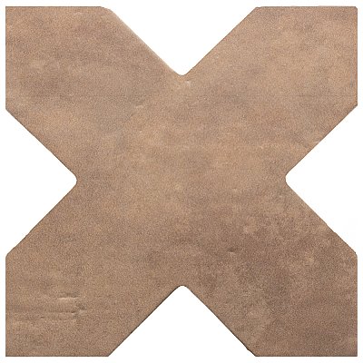 Argile Cross Cotto 7" x 7" Porcelain Floor and Wall Tile - 1 Tiles Per Case - 0.3 Square Feet