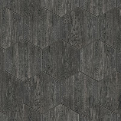 Natura Hex Nero 14-1/8" x 16-1/4" Porcelain Floor & Wall Tile -9 Tiles Per Case - 11.07 Sq. Ft.