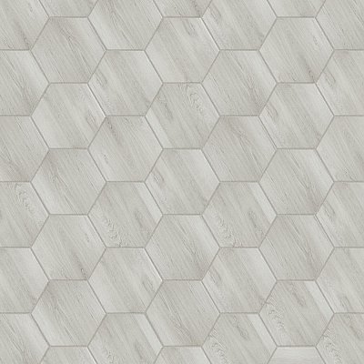 Natura Hex White 14-1/8" x 16-1/4" Porcelain Floor & Wall Tile -9 Tiles Per Case - 11.07 Sq. Ft.
