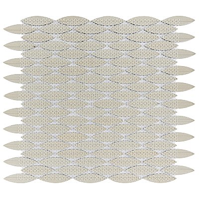 Pescado Glossy Agua 12"x 12-1/2" Porcelain Tile - Per Sheet - 1.06 Sq. Ft.