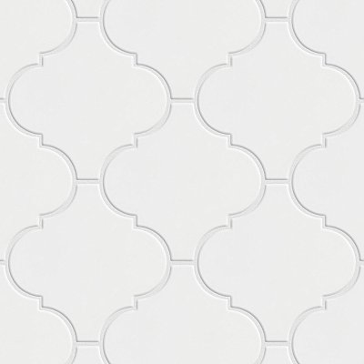 Provenzale Lantern White 7-7/8" x 7-7/8" Porcelain Floor & Wall Tile - 24 Tiles Per Case - 6.24 Sq. Ft.
