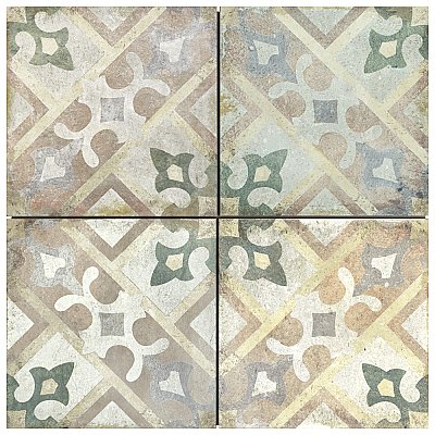 D'Anticatto Decor Laterza 8-3/4" x 8-3/4" Porcelain Tile - Per Case of 20 - 11.25 Square Feet