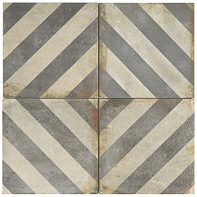 D'Anticatto Decor Obliqua 8-3/4" x 8-3/4" Porcelain Tile - Per Case of 20 - 11.25 Square Feet