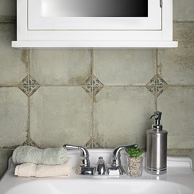 D'Anticatto Decor Savona 8-3/4" x 8-3/4" Porcelain Tile - Per Case of 20 - 11.25 Square Feet