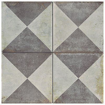 D'Anticatto Decor Triangoli 8-3/4" x 8-3/4" Porcelain Tile - Per Case of 20 - 11.25 Square Feet