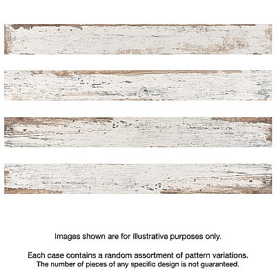 Retro Blanc 2-3/4" x 23-1/2" Porcelain Floor & Wall Tile - 24 Tiles Per Case - 11.52 Sq. Ft.