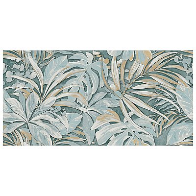 Parete Tropici Blue 23-1/2" x 47" Porcelain Floor and Wall Tile - 3 Tiles Per Case - 23.1 Square Feet
