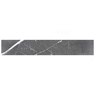 Tinos Black 3-1/8" x 17-3/8" Porcelain Floor & Wall Tile - 30 Tiles Per Case - 12.0 Sq. Ft.