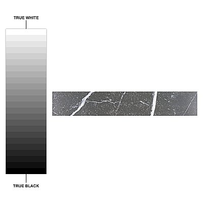 Tinos Black 3-1/8" x 17-3/8" Porcelain Floor & Wall Tile - 30 Tiles Per Case - 12.0 Sq. Ft.