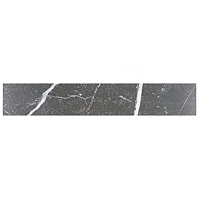 Tinos Black 3-1/8" x 17-3/8" Porcelain Floor & Wall Tile - 30 Tiles Per Case - 12.0 Sq. Ft.