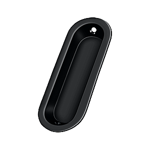 Solid Brass Oblong Pocket or Sliding Door or Window Flush Pull - 3-1/2" - Many Finishes Available
