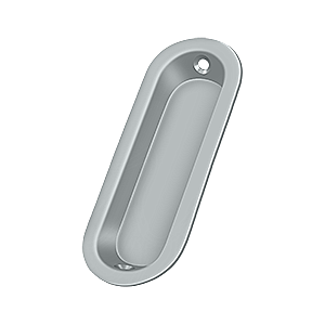 Solid Brass Oblong Pocket or Sliding Door or Window Flush Pull - 3-1/2" - Many Finishes Available