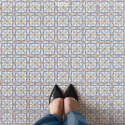 Kings Campania Atrani 13" x 13" Ceramic Floor and Wall Tile - 10 Tiles Per Case - 12.0 Square Feet