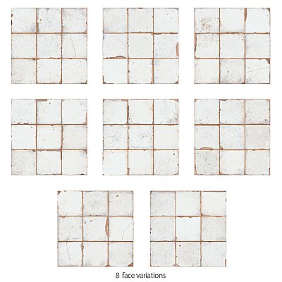 Kings Campania Salerno 13" x 13" Ceramic Floor and Wall Tile - 10 Tiles Per Case - 12.0 Square Feet